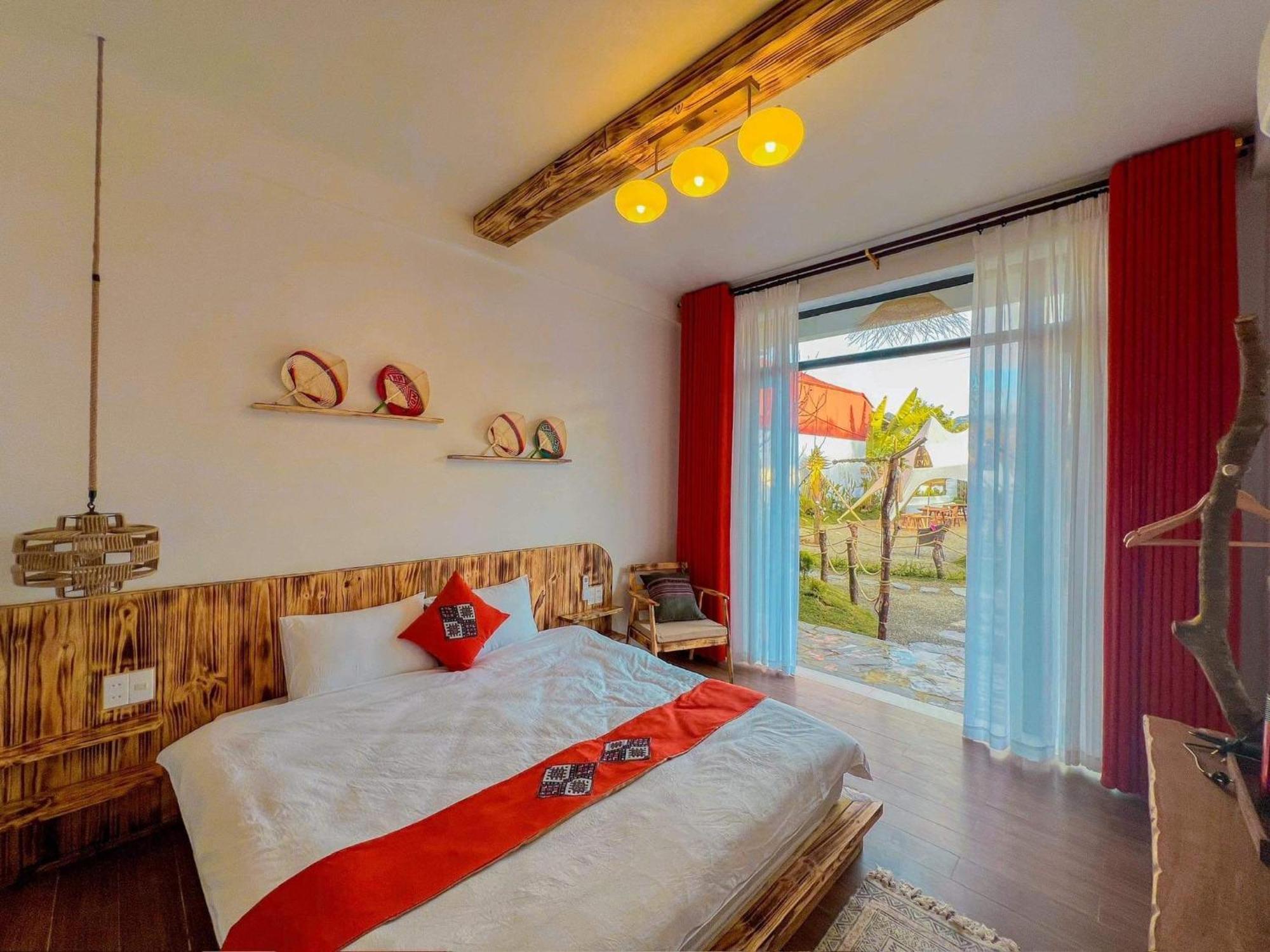 Noong Oi Homestay Moc Chau Esterno foto