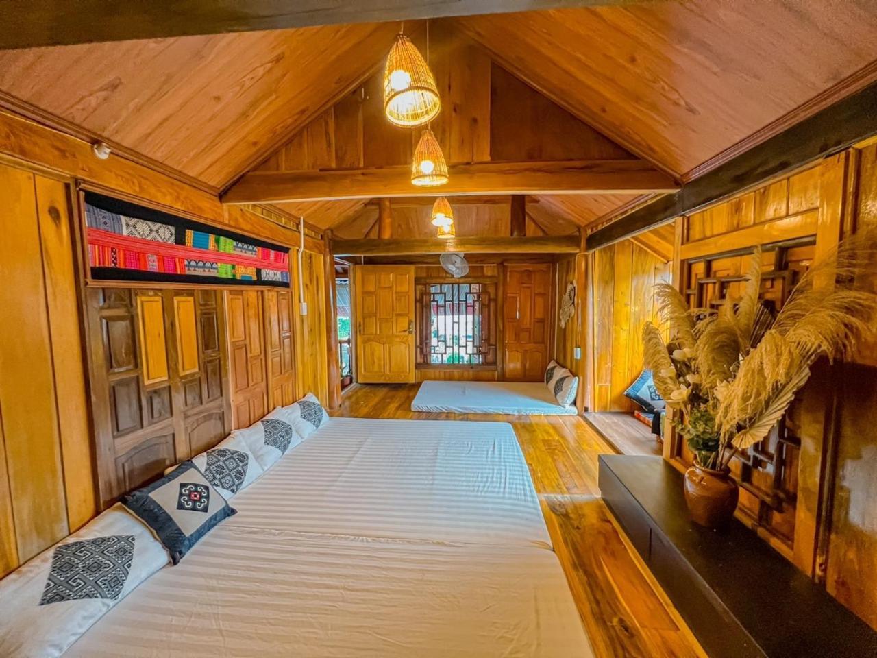 Noong Oi Homestay Moc Chau Esterno foto