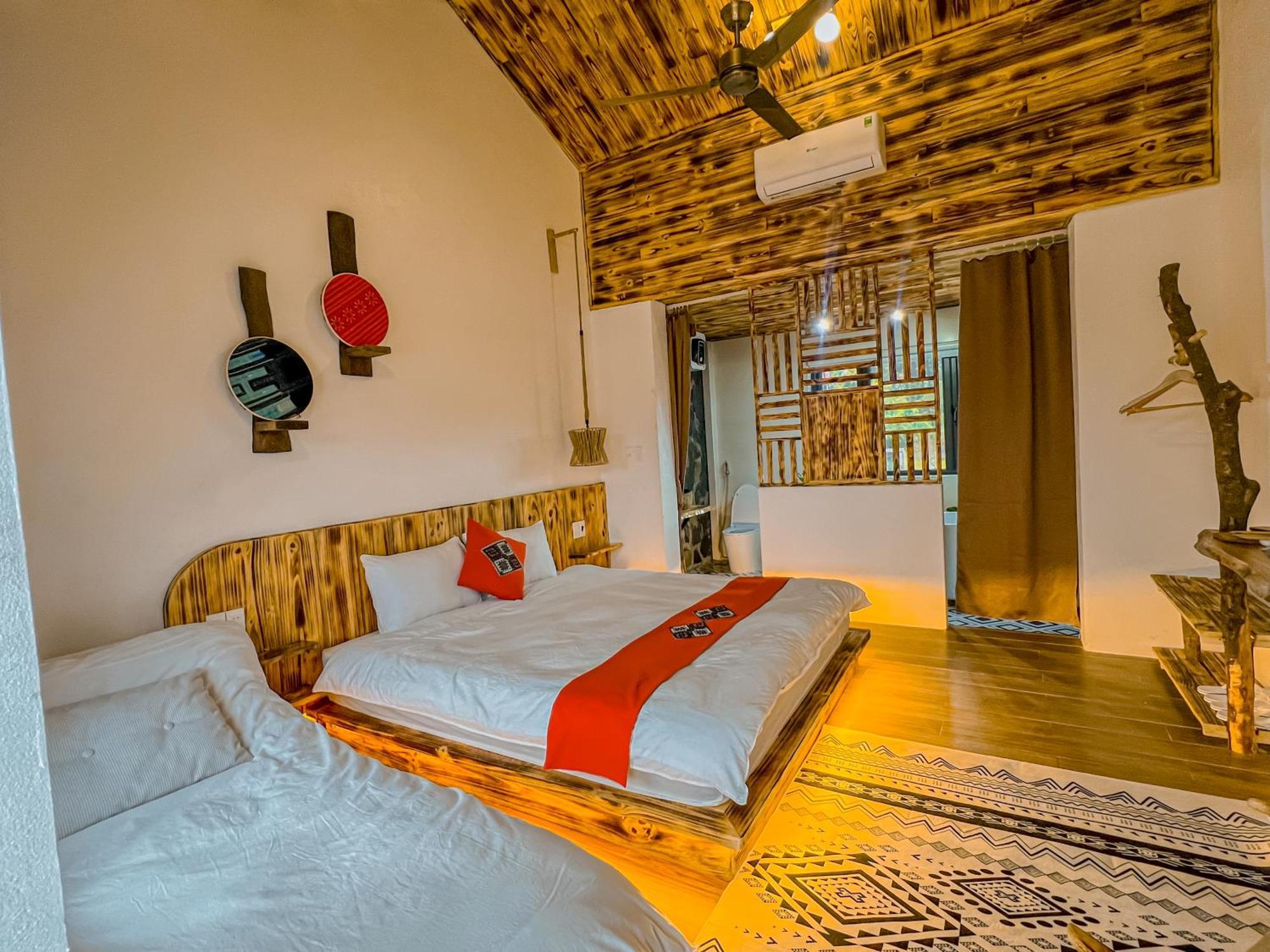 Noong Oi Homestay Moc Chau Esterno foto