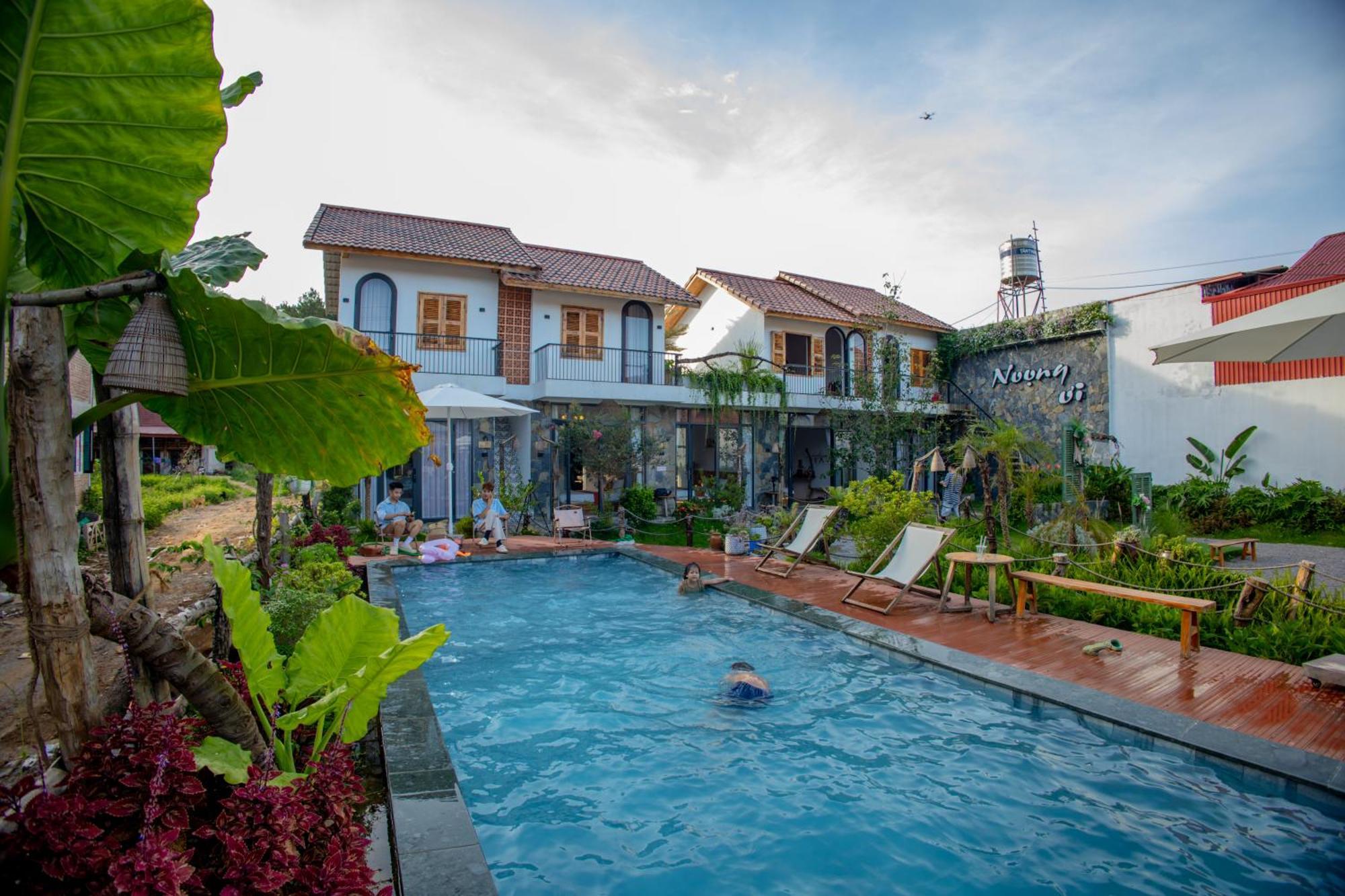 Noong Oi Homestay Moc Chau Esterno foto