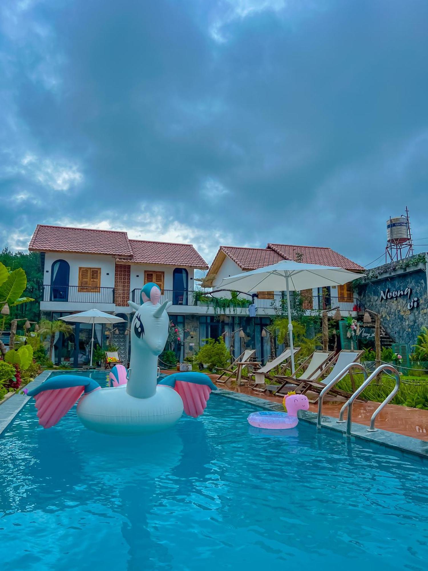 Noong Oi Homestay Moc Chau Esterno foto