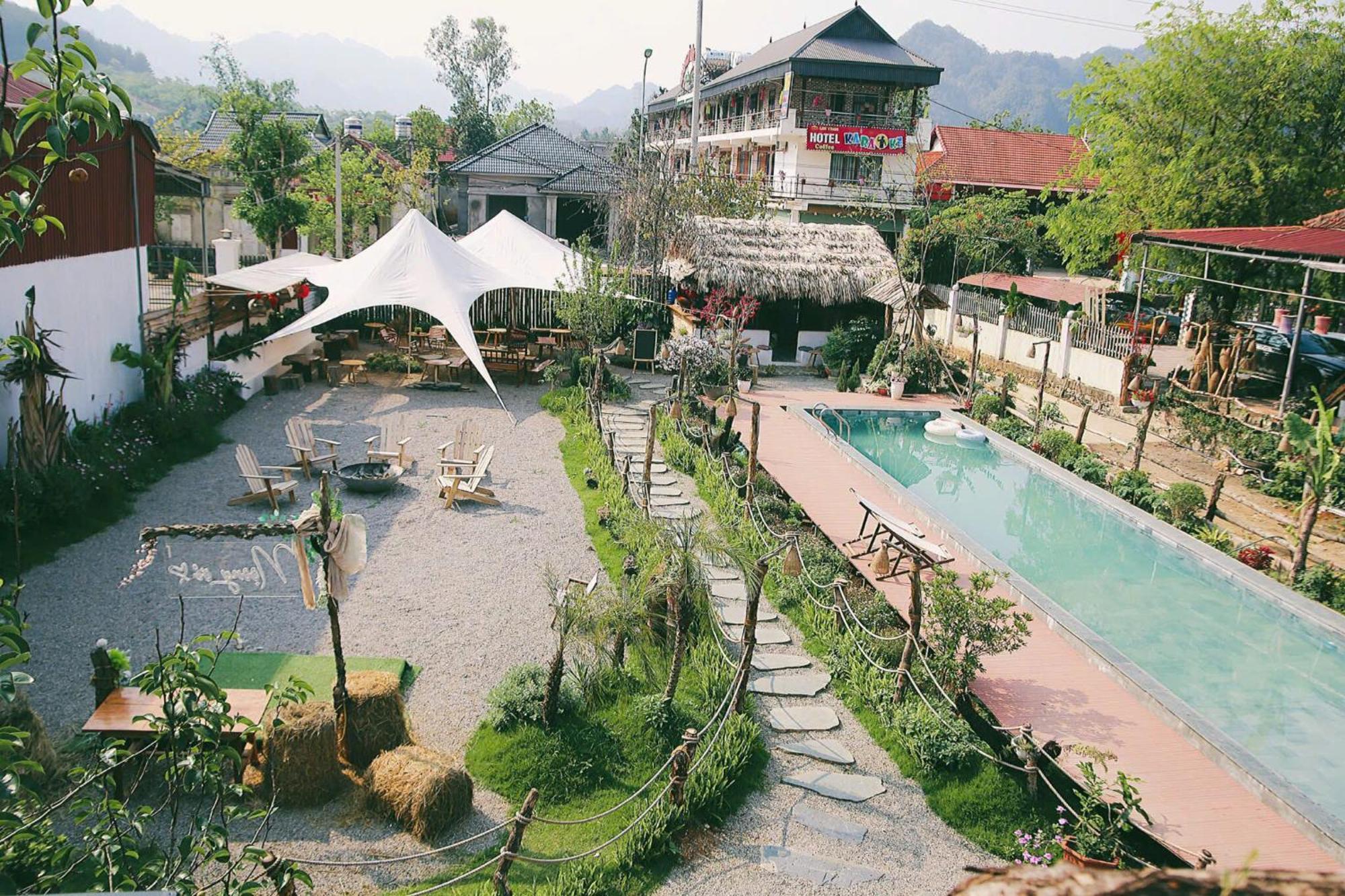 Noong Oi Homestay Moc Chau Esterno foto